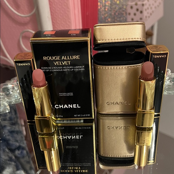 Chanel Rouge Allure Velvet Matte Lipstick Duo - Crush and Rencontre - Picture 6 of 6